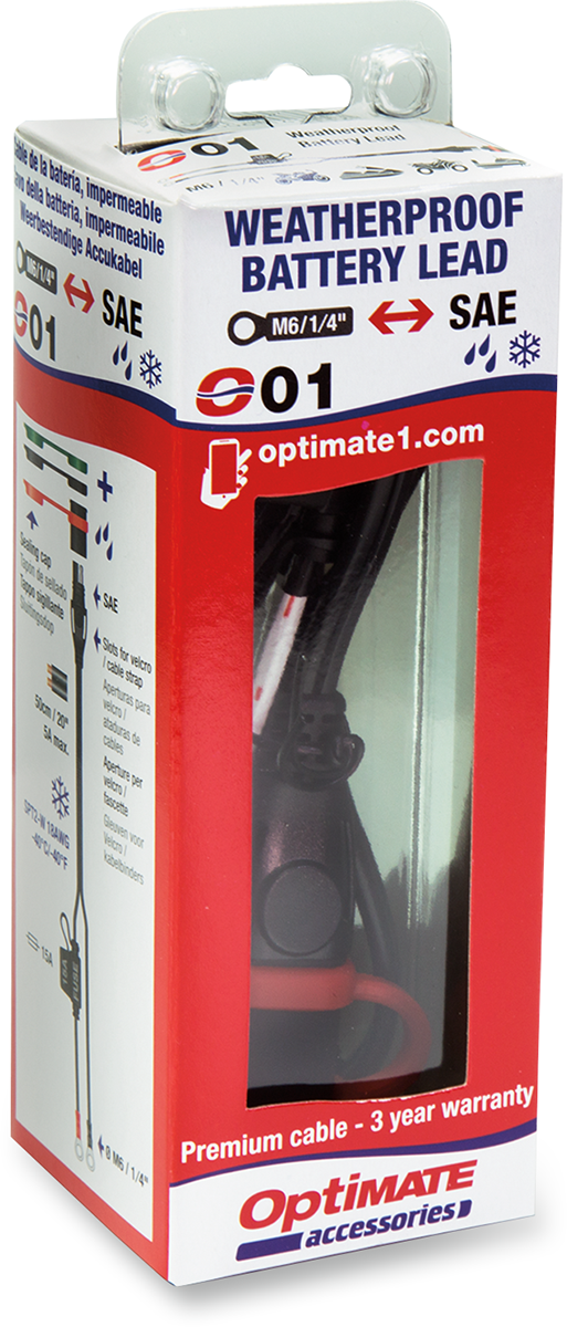 OptiMate™ Battery Lead with Ring Terminal