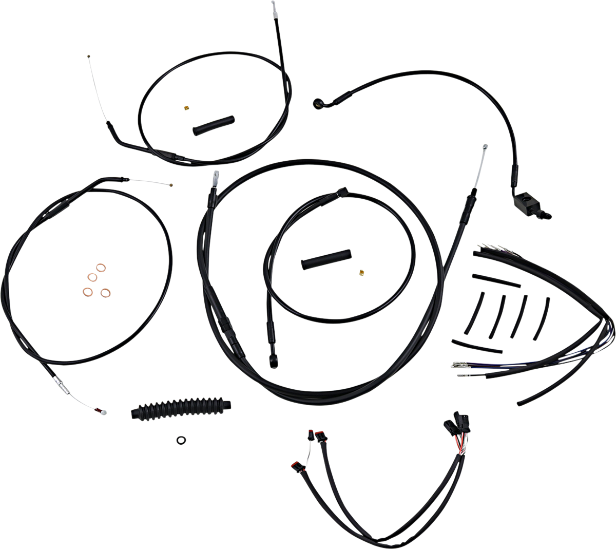 XR Handlebar Installation Kit - 14"-16" Ape Hangers - '14-'22 Sportster - Black