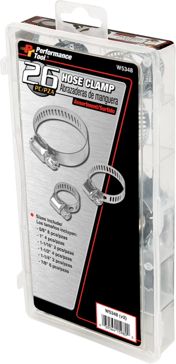 26-Piece Hose Clamp Assortment