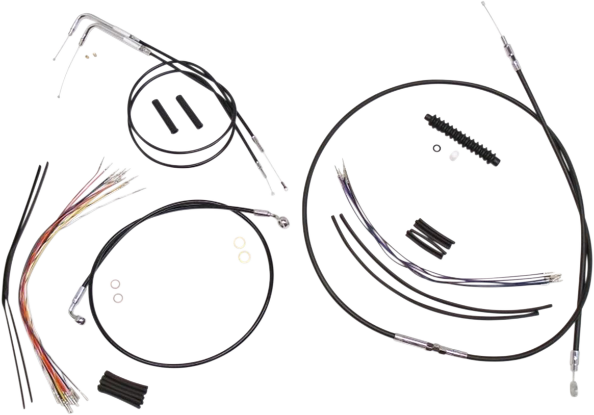 XR Handlebar Installation Kit - 15"-17" Ape Hangers - '00-'06 Softail - Black