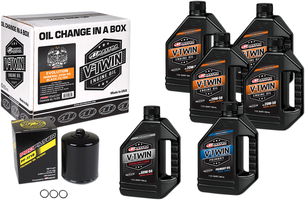 Evolution Mineral 20W-50 Oil Change Kit