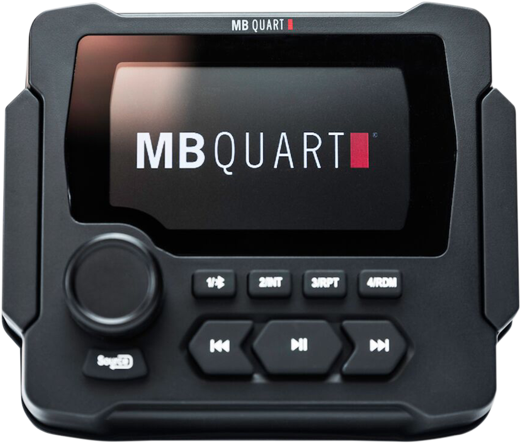 Powered Bluetooth® AM/FM Gauge Mount Radio with LED Color Display