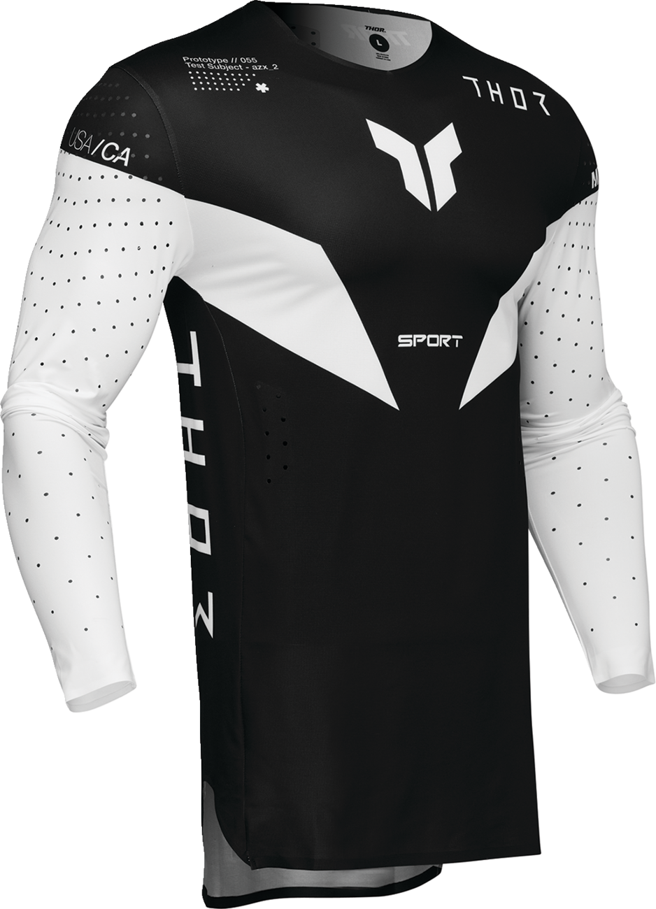 Sportmode Strike Jersey β White/Black