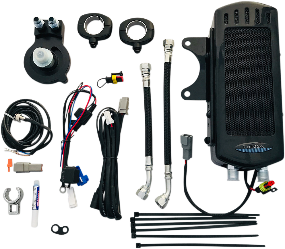 3.0 Side Mount Oil Cooler with Fan Kit for Sportster