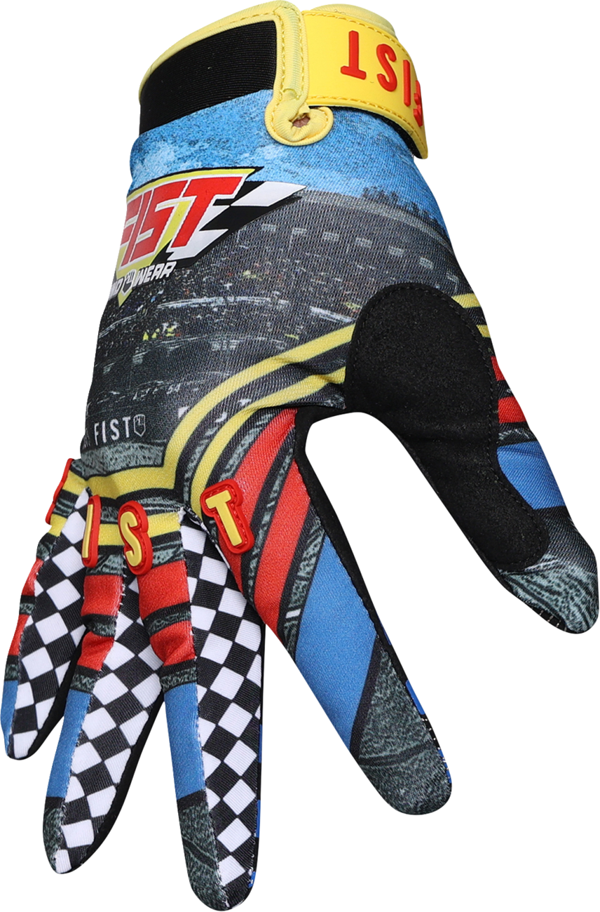 Youth Strapped Speedway Gloves (Ages 8-14)