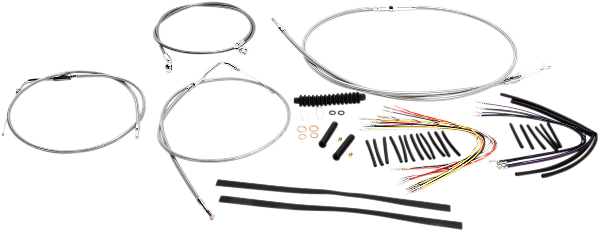 XR Handlebar Installation Kit - 15"-17" Ape Hangers - '00-'06 Softail - Stainless Steel