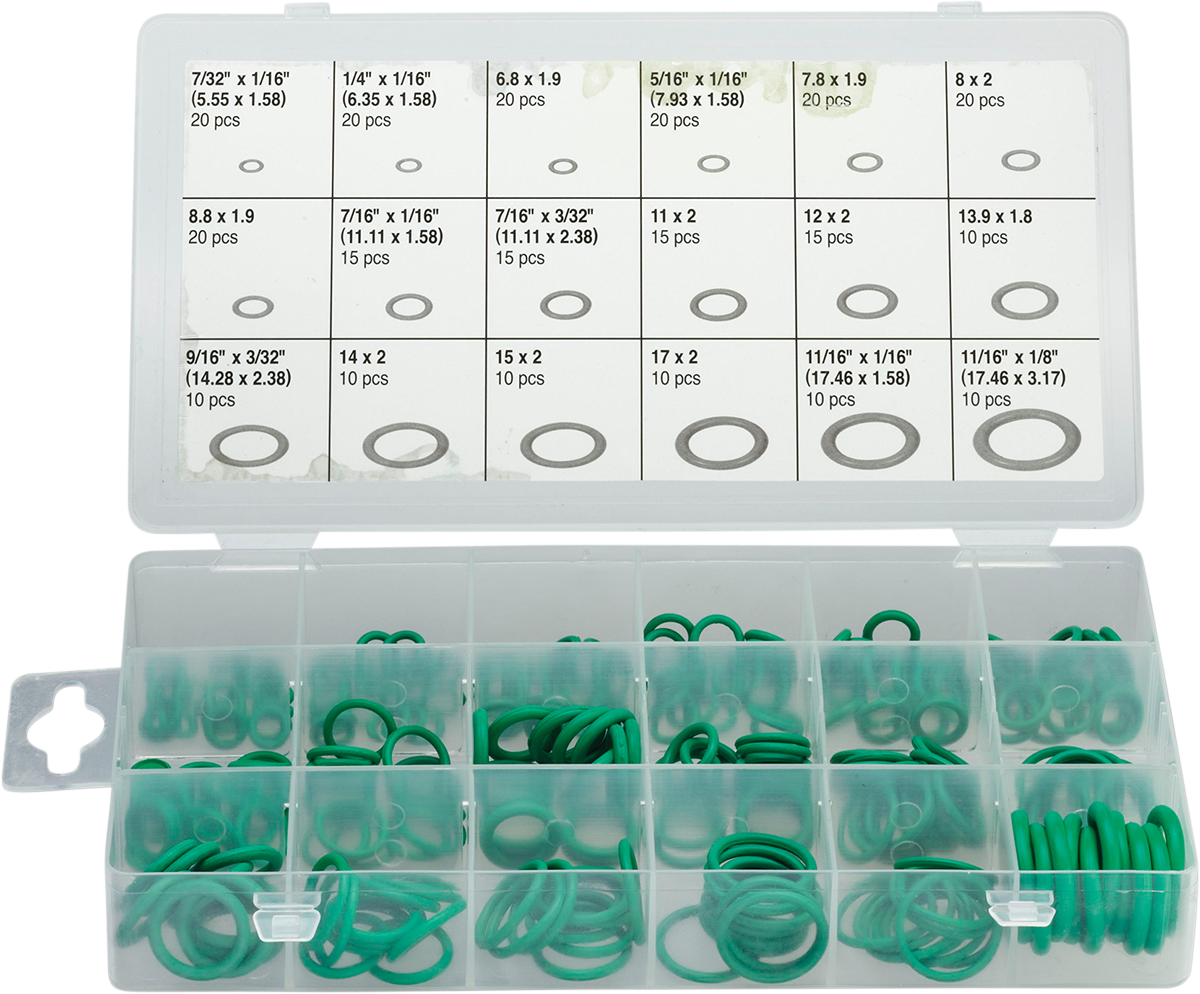 Universal Metric and SAE 270-Piece O-Ring Assortment