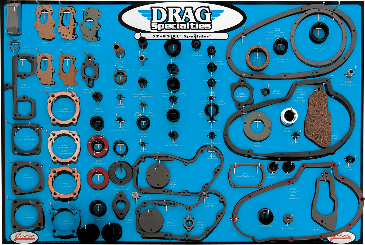 Gasket, Seal and O-Ring Display for 57-85 Xl Motor