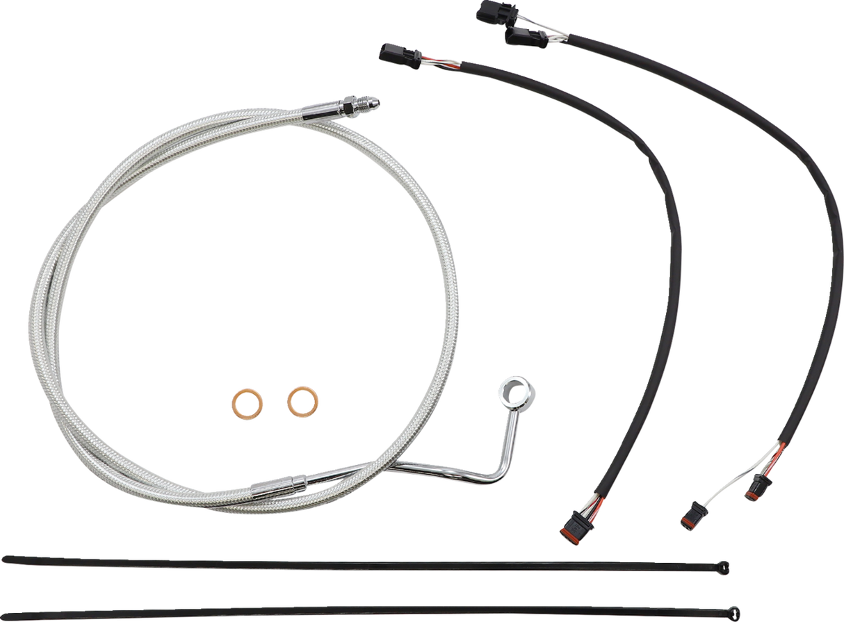 Sterling Chromite II® Designer Handlebar Installation Kit - 12"-14" - '21-'23 FLTR