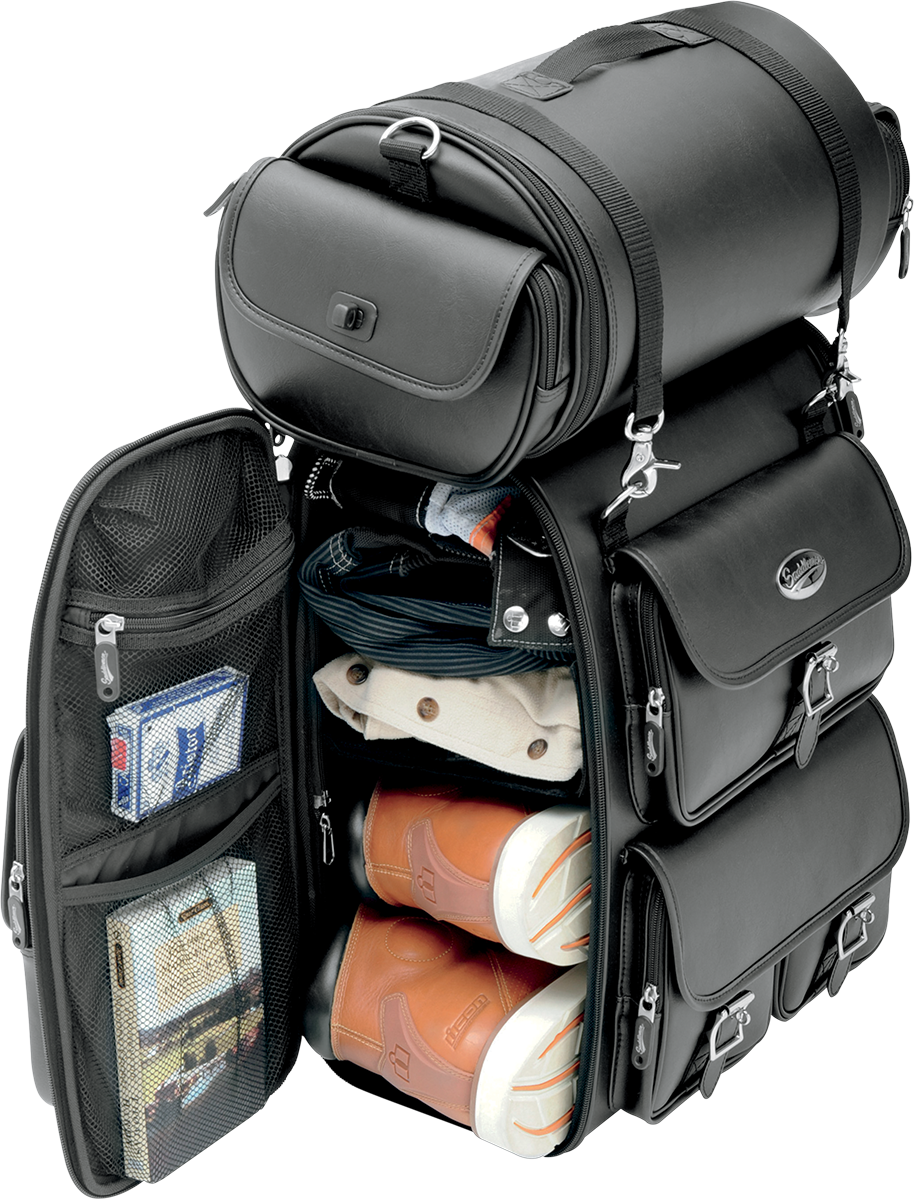 EX2200 Sissy Bar Bag with Roll Bag