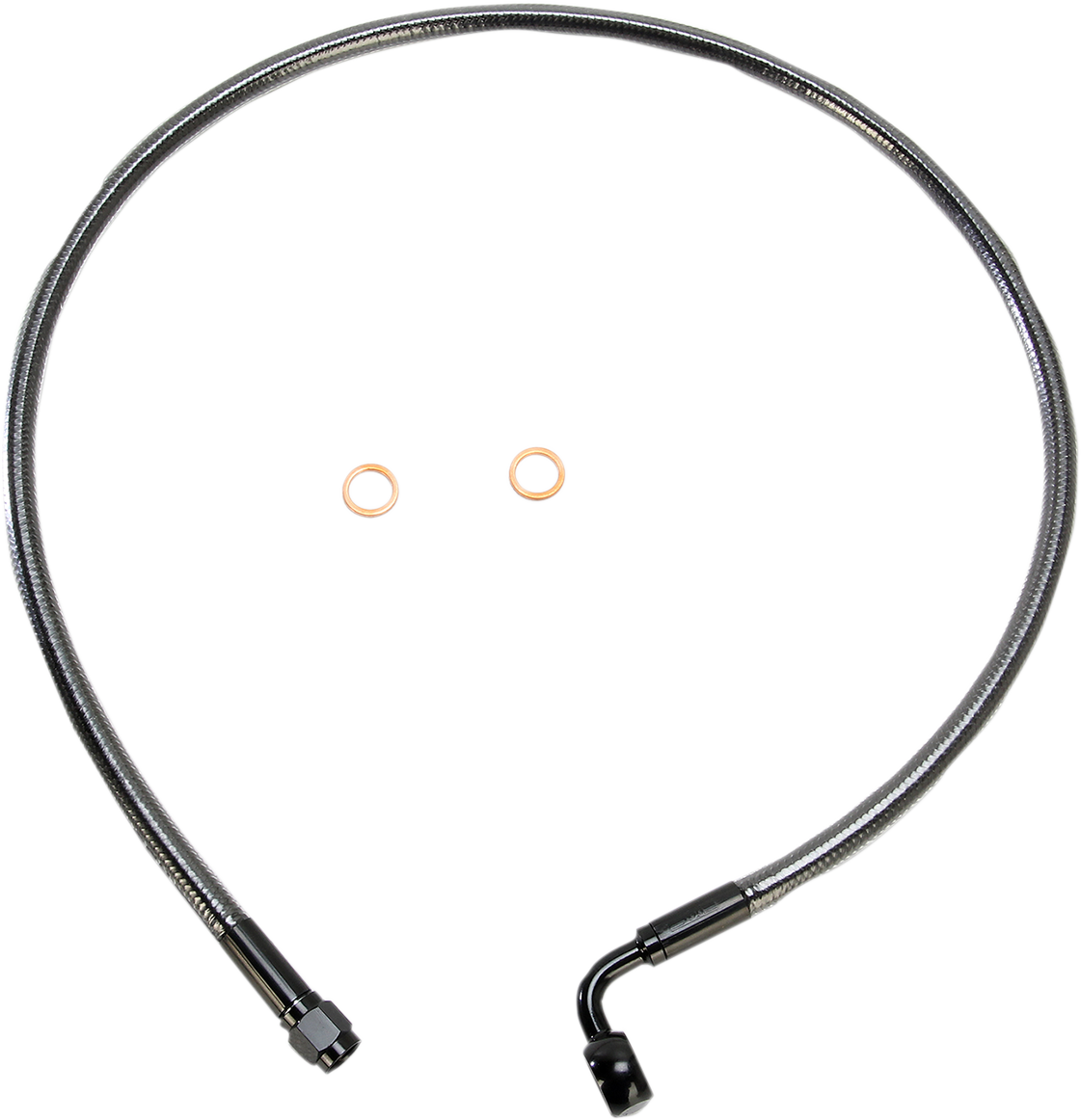 Brake Line - 10 mm-90° - 30" - Black Pearl
