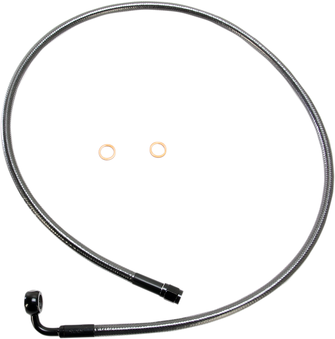 Brake Line - 10 mm-90° - 36" - Black Pearl