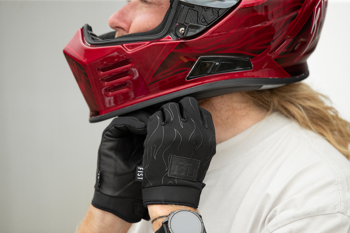 Moto Hybrid Flame Road Gloves