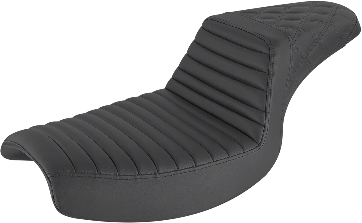 Step-Up Seat — Rear Lattice Stitch/Front Tuck-n-Roll