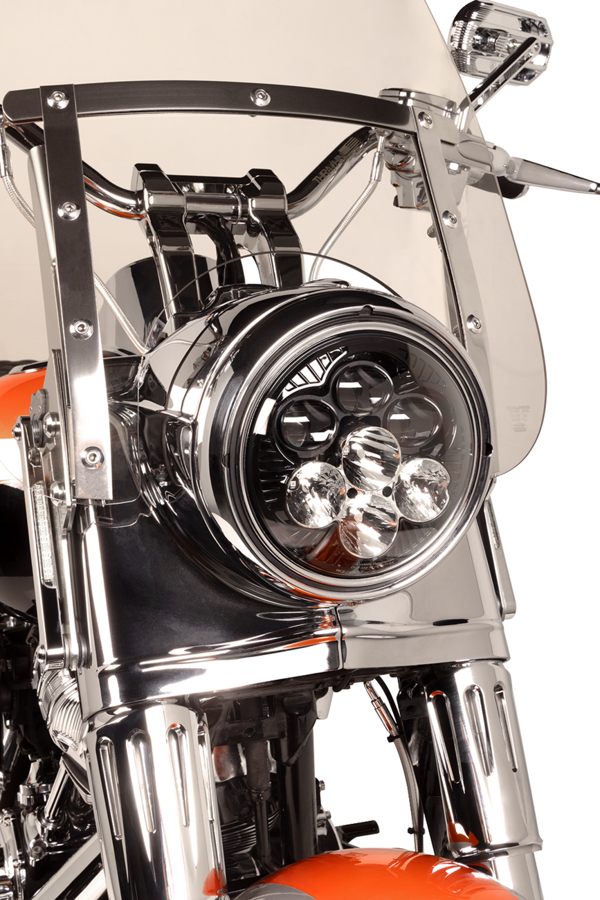 Shark Demon® 7” Round LED Headlight with Color Changing Backlight