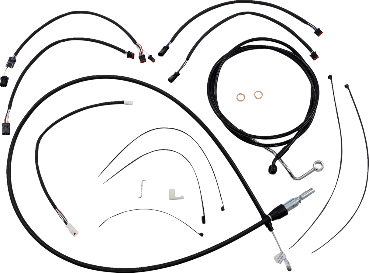 XR Handlebar Installation Kit - 12"-14" Ape Hangers - '21-'24 FLHRXS - Black