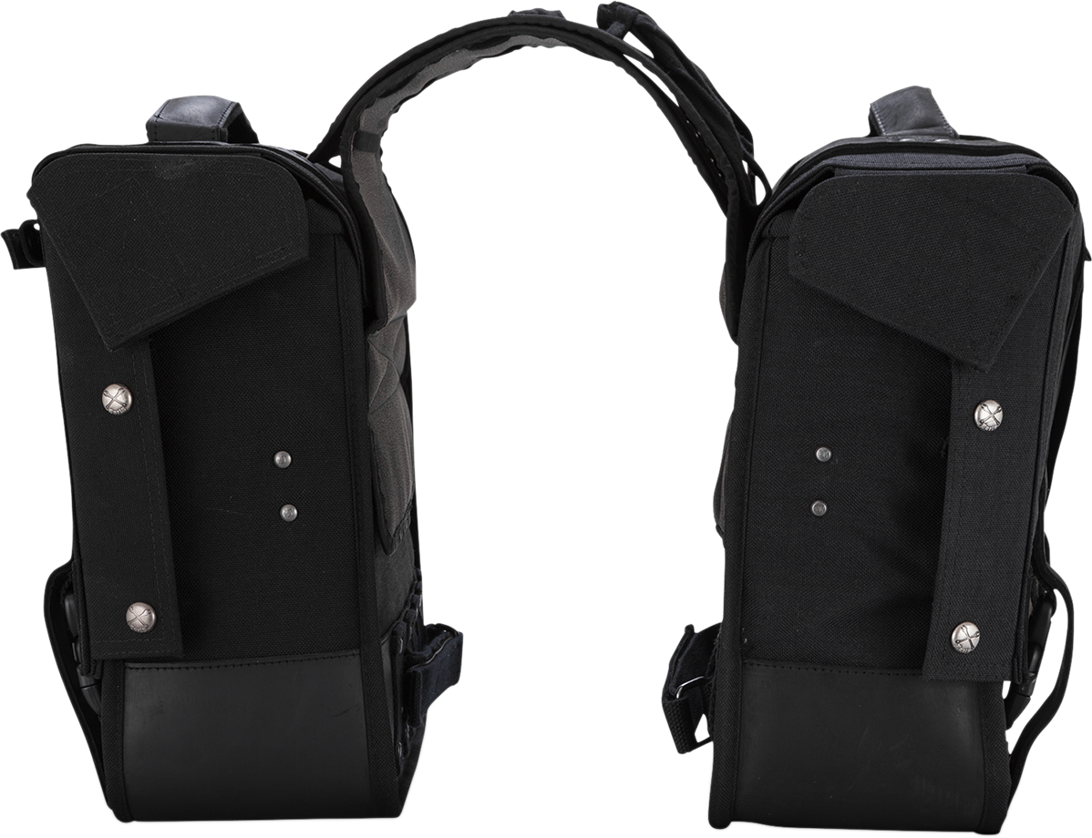 Throw-over Saddlebag — Cordura/Leather