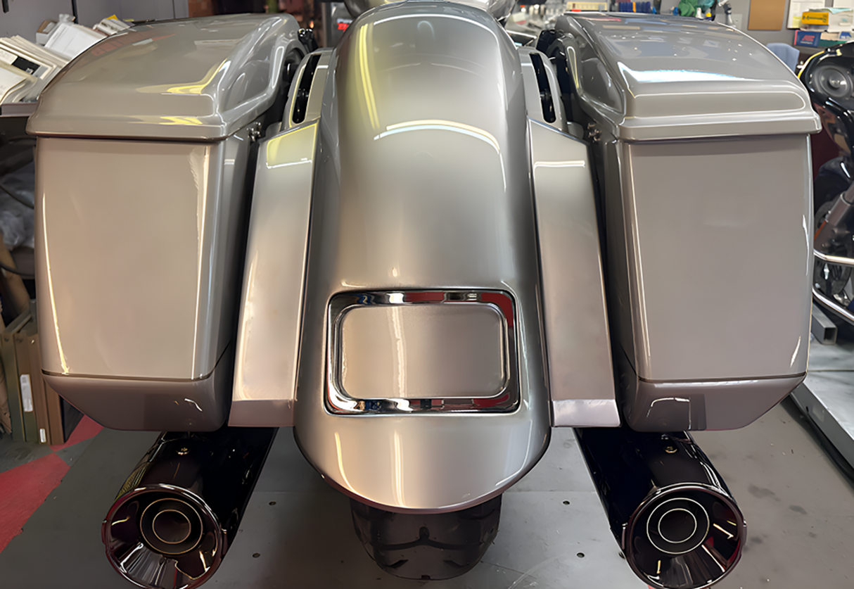 Rear Short Sport Fender and Plate Frame