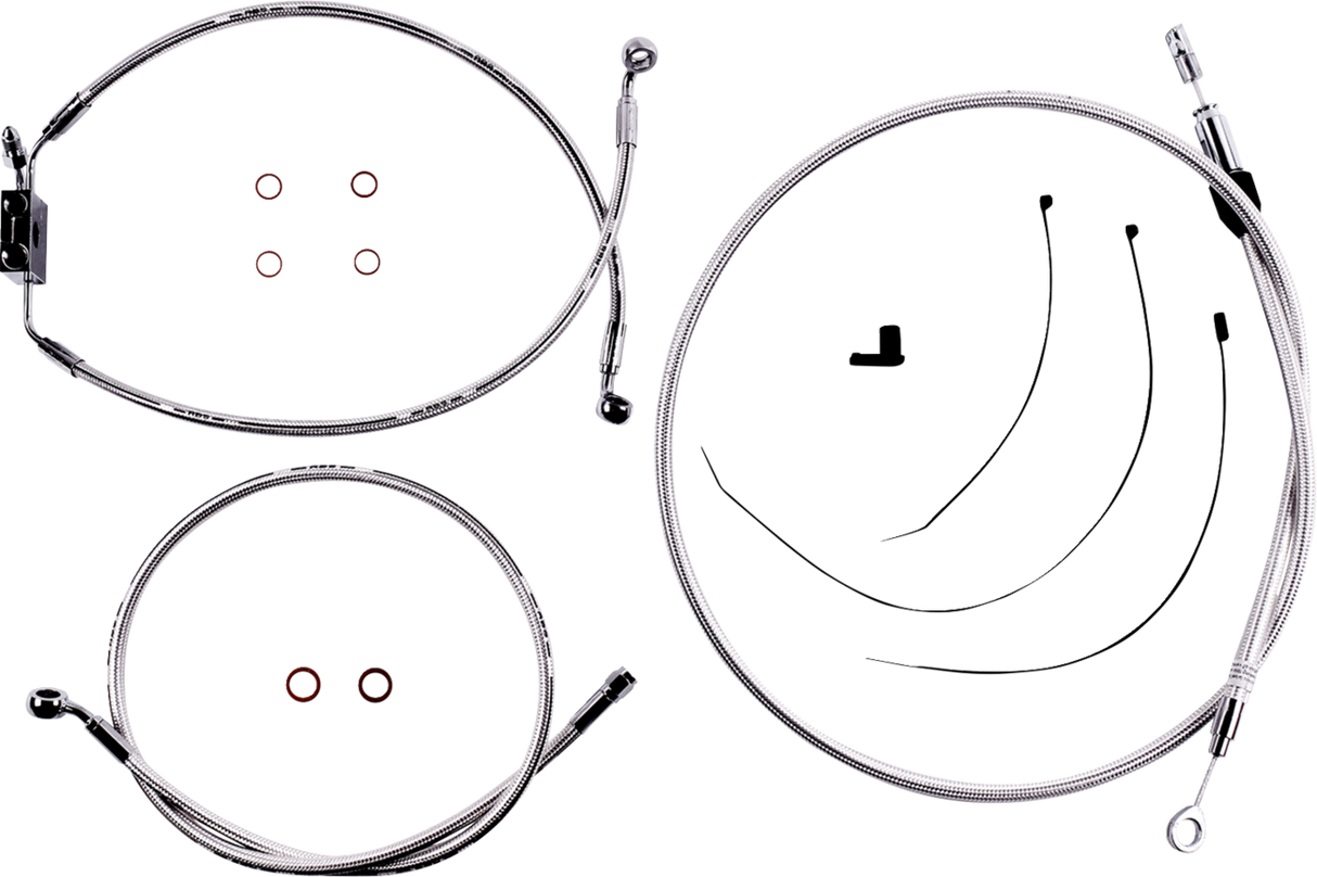 Sterling Chromite II® Designer Handlebar Installation Kit - 10" - FXLR/FXFB/S