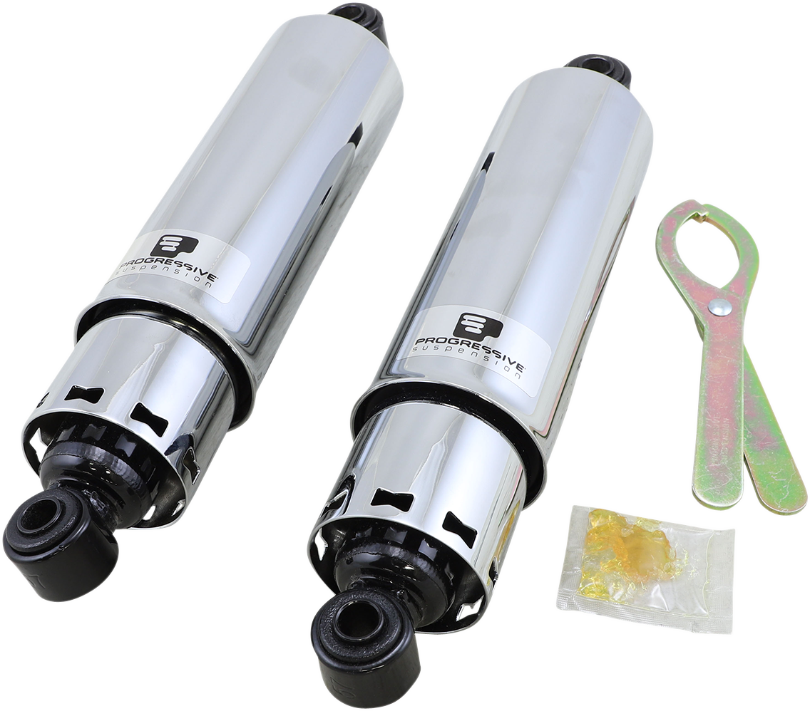 412 Series Shocks — Black/Chrome