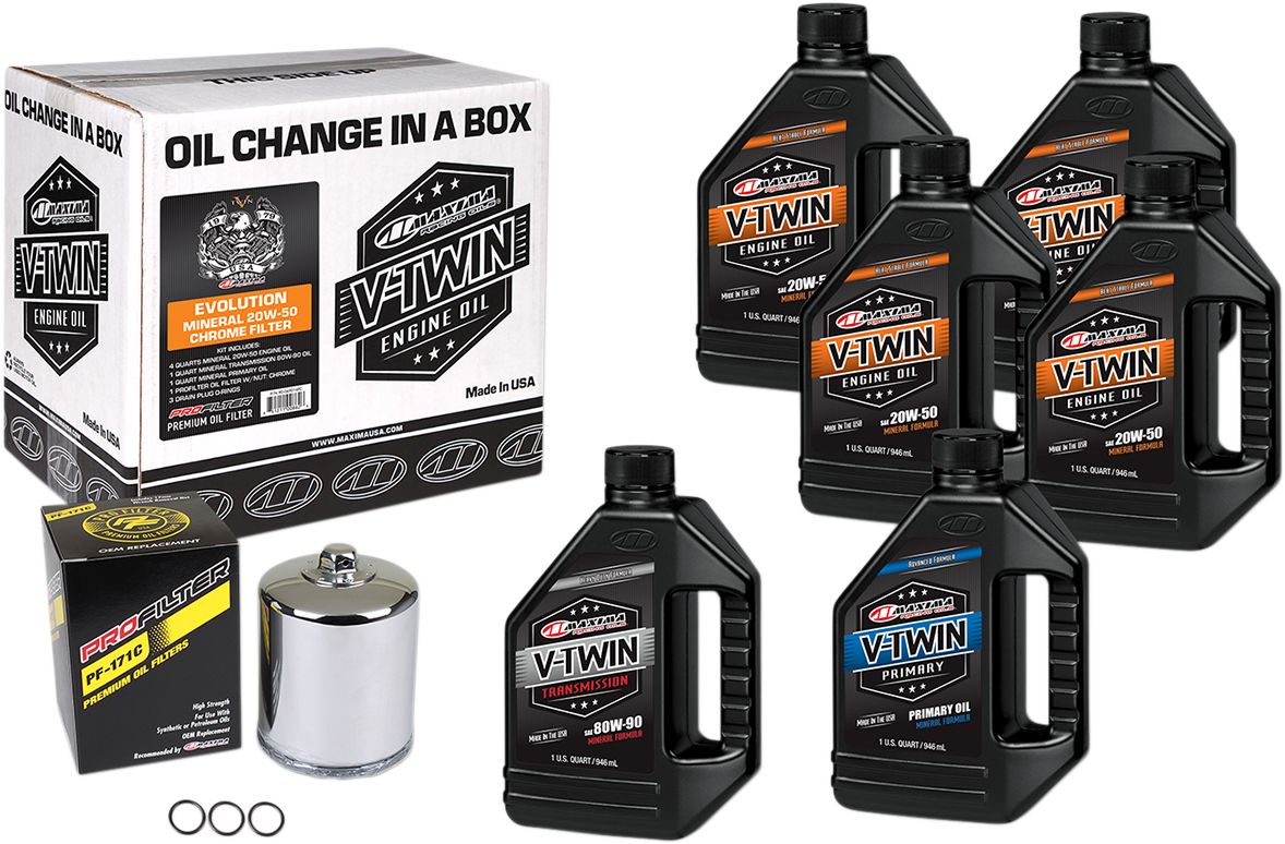 Evolution Mineral 20W-50 Oil Change Kit