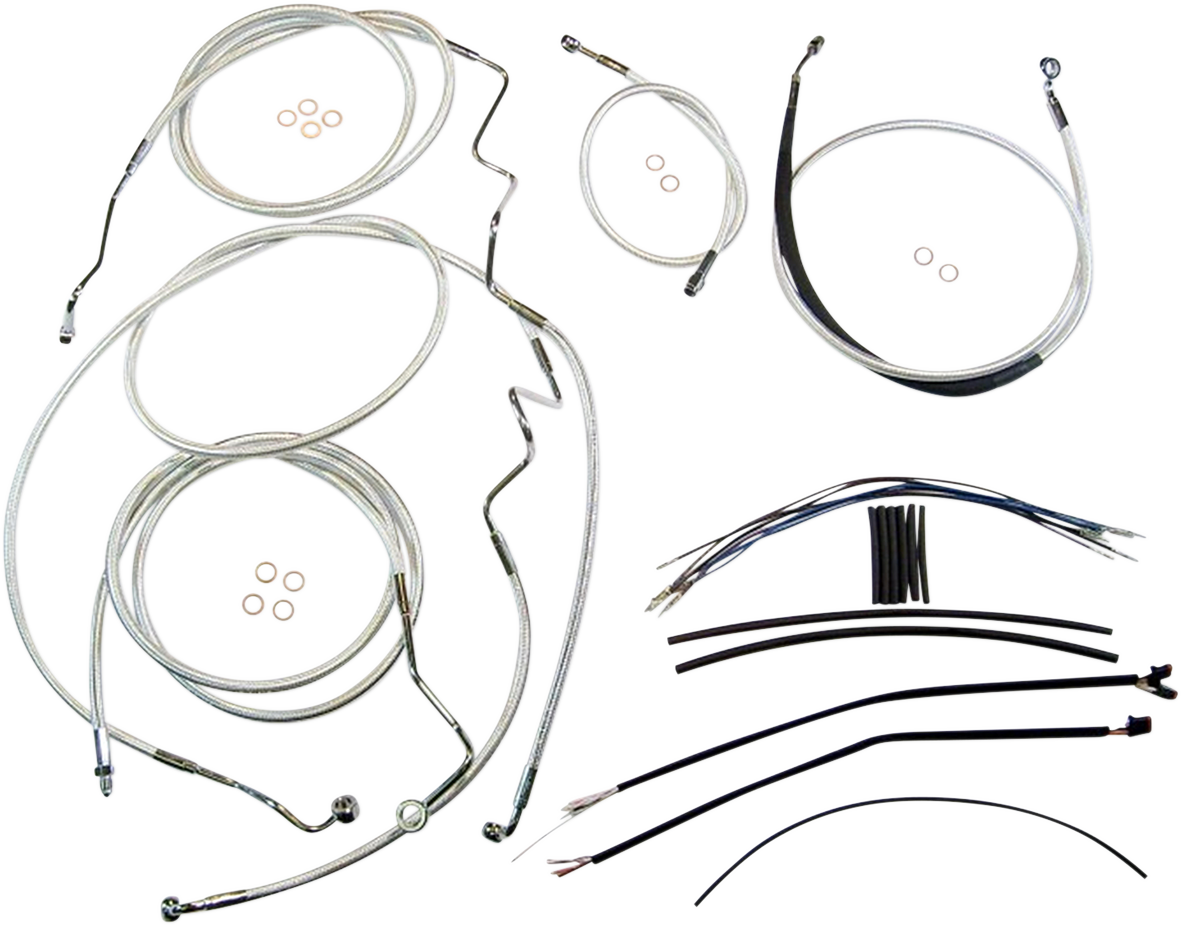 Sterling Chromite II® Designer Handlebar Installation Kit - 12"-14" - '17-'19 FLHR