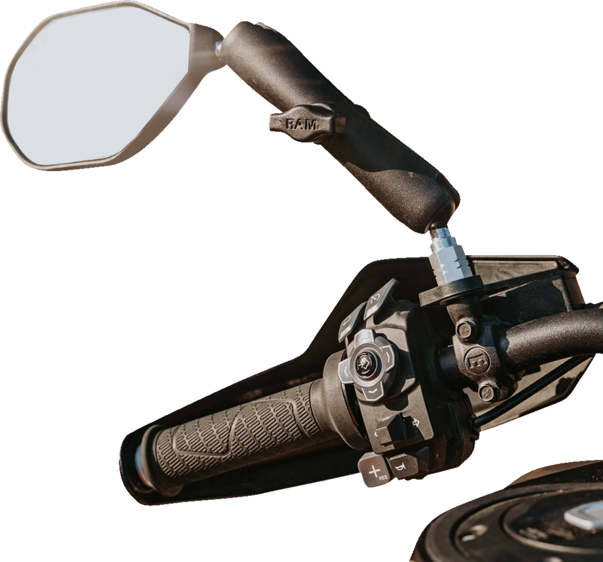Tough-Mirror™ Left Mirror with Ball