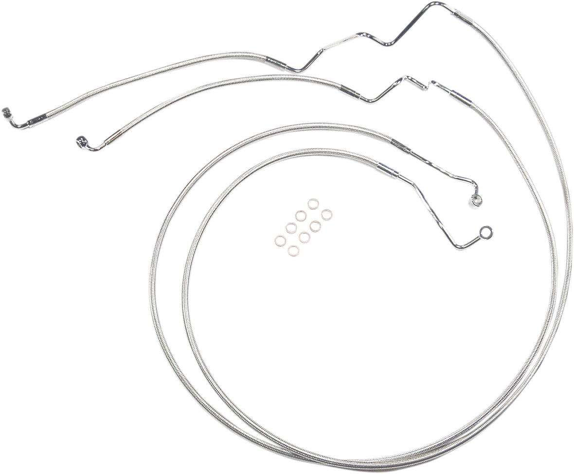 Lower Brake Line - Single Disc - Sterling Chromite