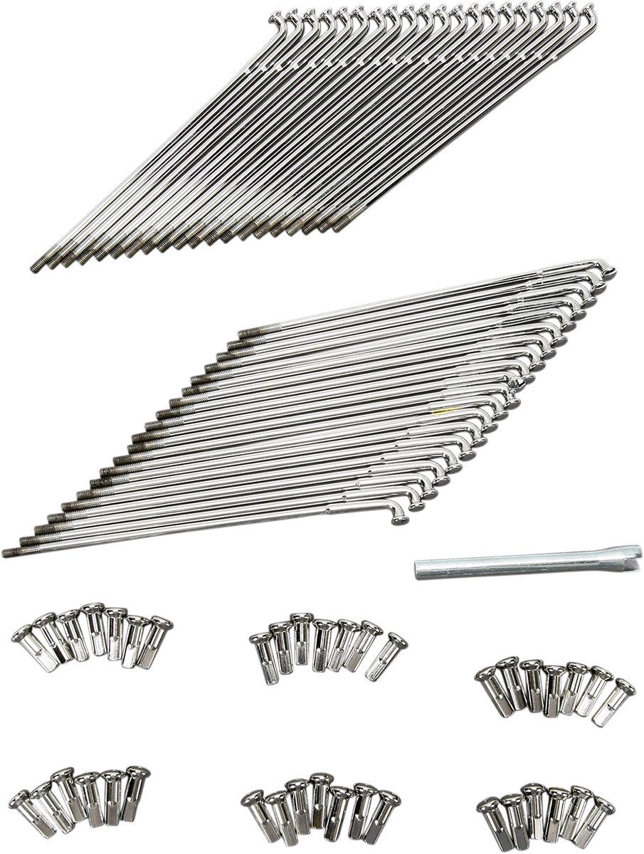 Spoke Set for Spun Steel and Excel Aluminum Rim