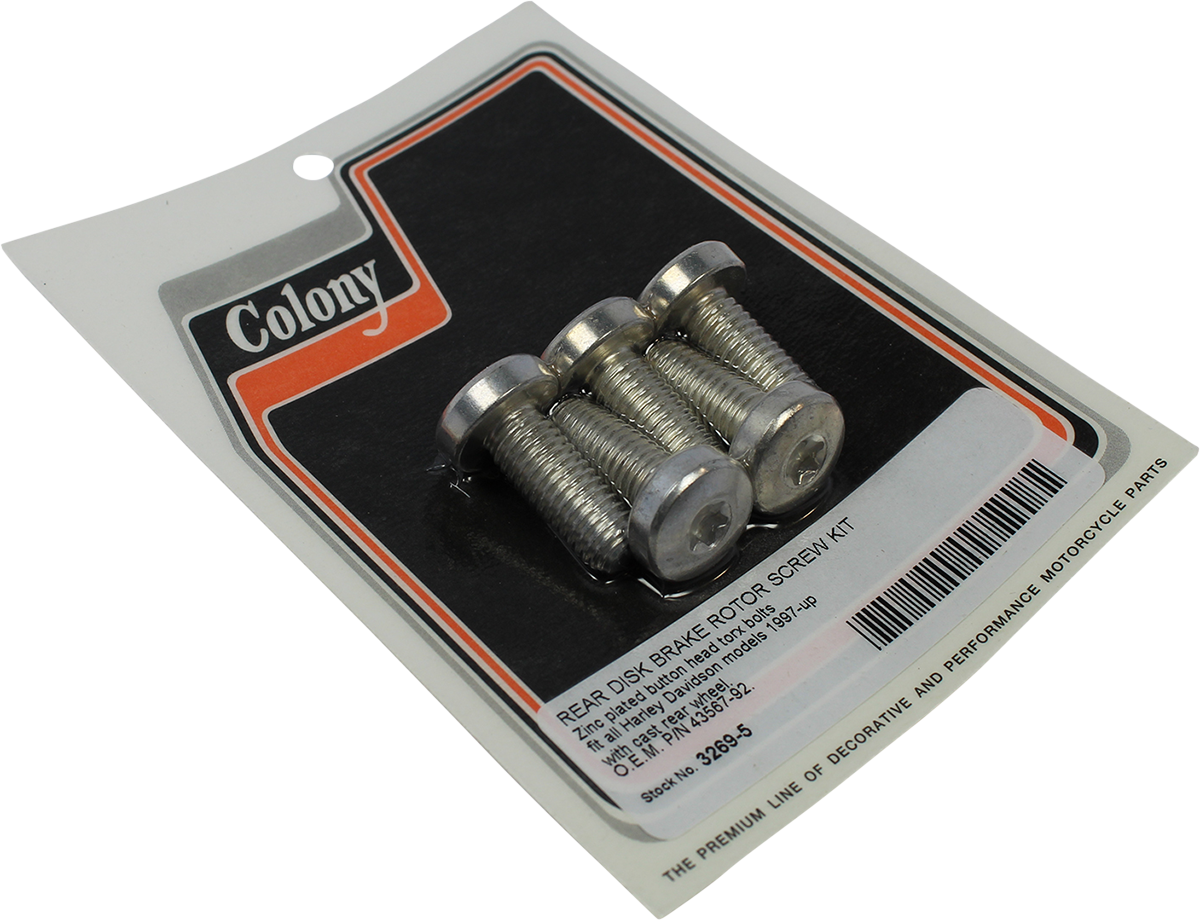 Rear Disc Brake Rotor Bolt