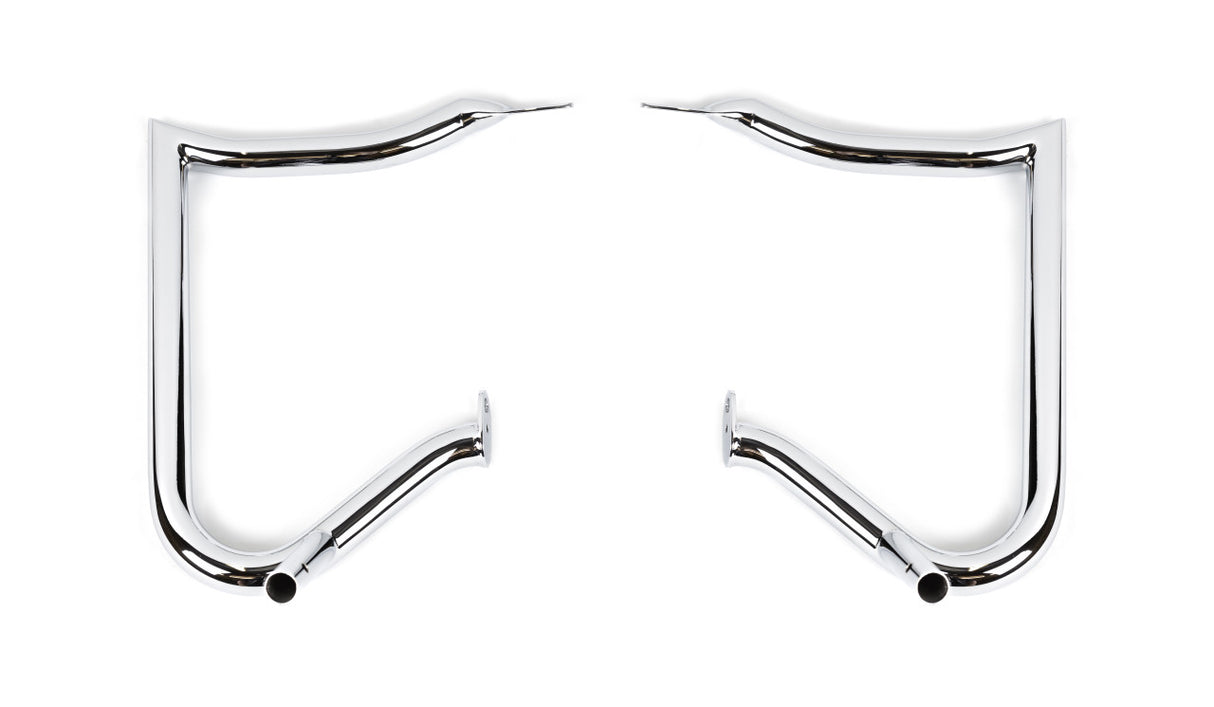 Anarchy Crash Bar Chrome, Front View