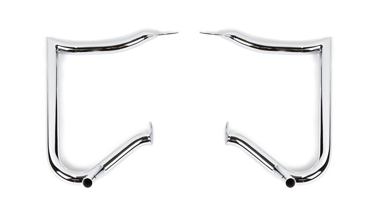 Anarchy Crash Bar Chrome, Front View