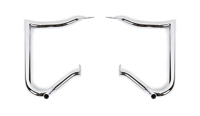 Anarchy Crash Bar Chrome, Front View