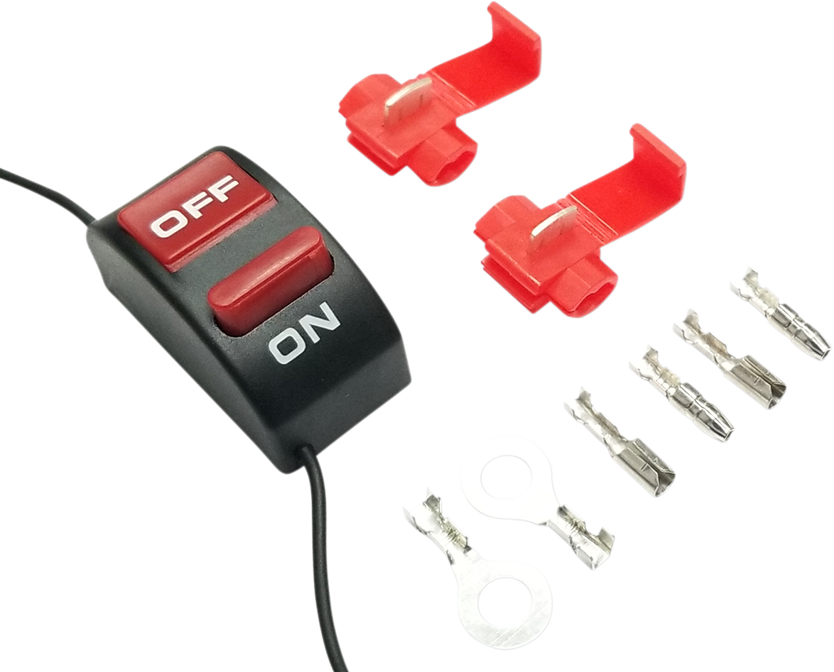 Universal In-Line On/Off Switch Flat Mount
