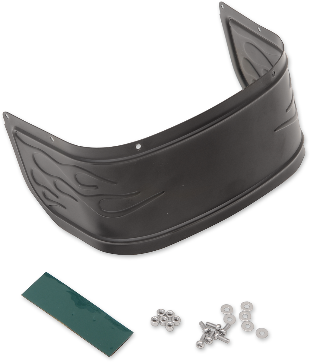 Front Fender Skirt — Flame