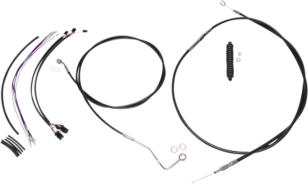 XR Handlebar Installation Kit - 12"-14" Ape Hangers - '14-'15 FLHR - Black/Chrome