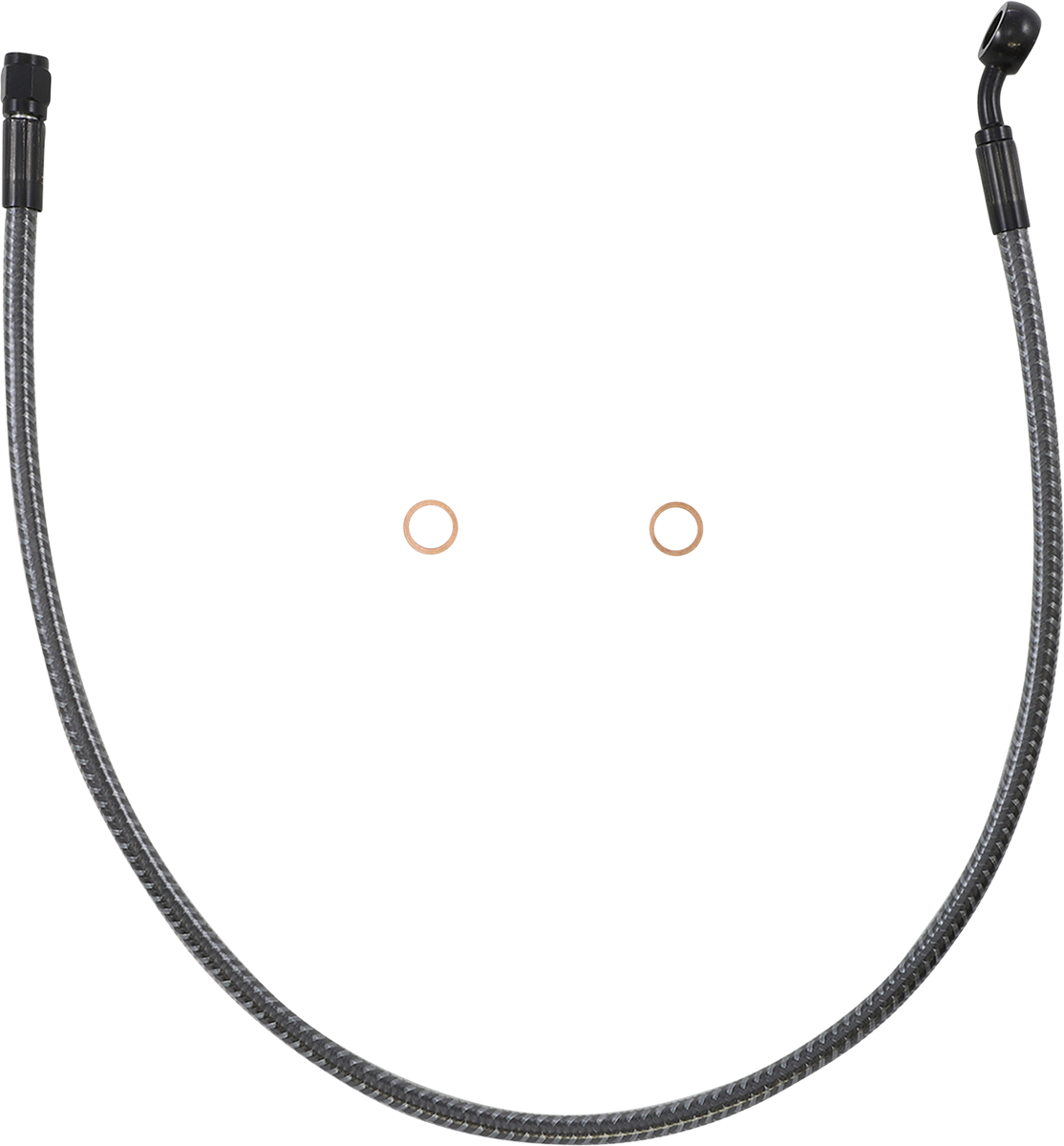 Brake Line - Front - 10 mm - 35° - 26" - KARBONFIBR