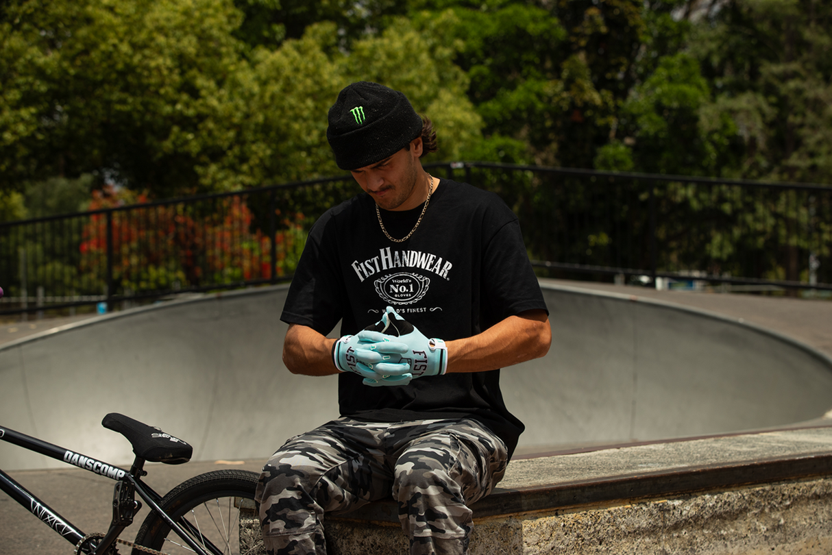 Breezer Ruthless Teal Staple Hot Weather Gloves