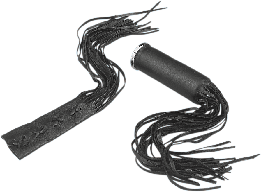 Fringed Leather Grip Covers