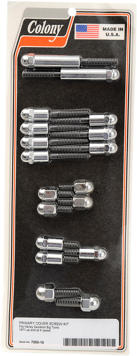 Primary Cover Acorn Screw Kit