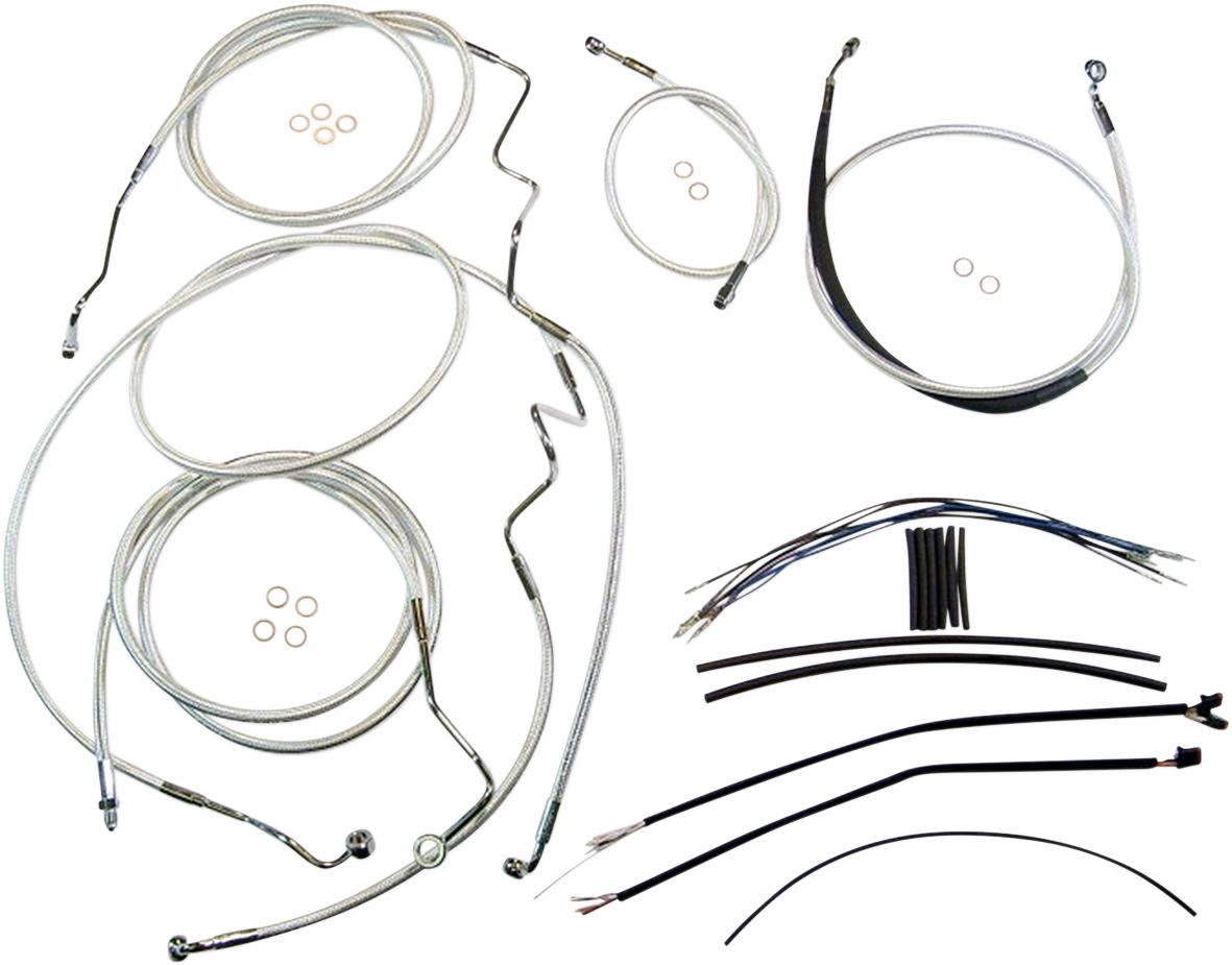 Sterling Chromite II® Designer Handlebar Installation Kit - 12"-14" - '17-'20 FLTR