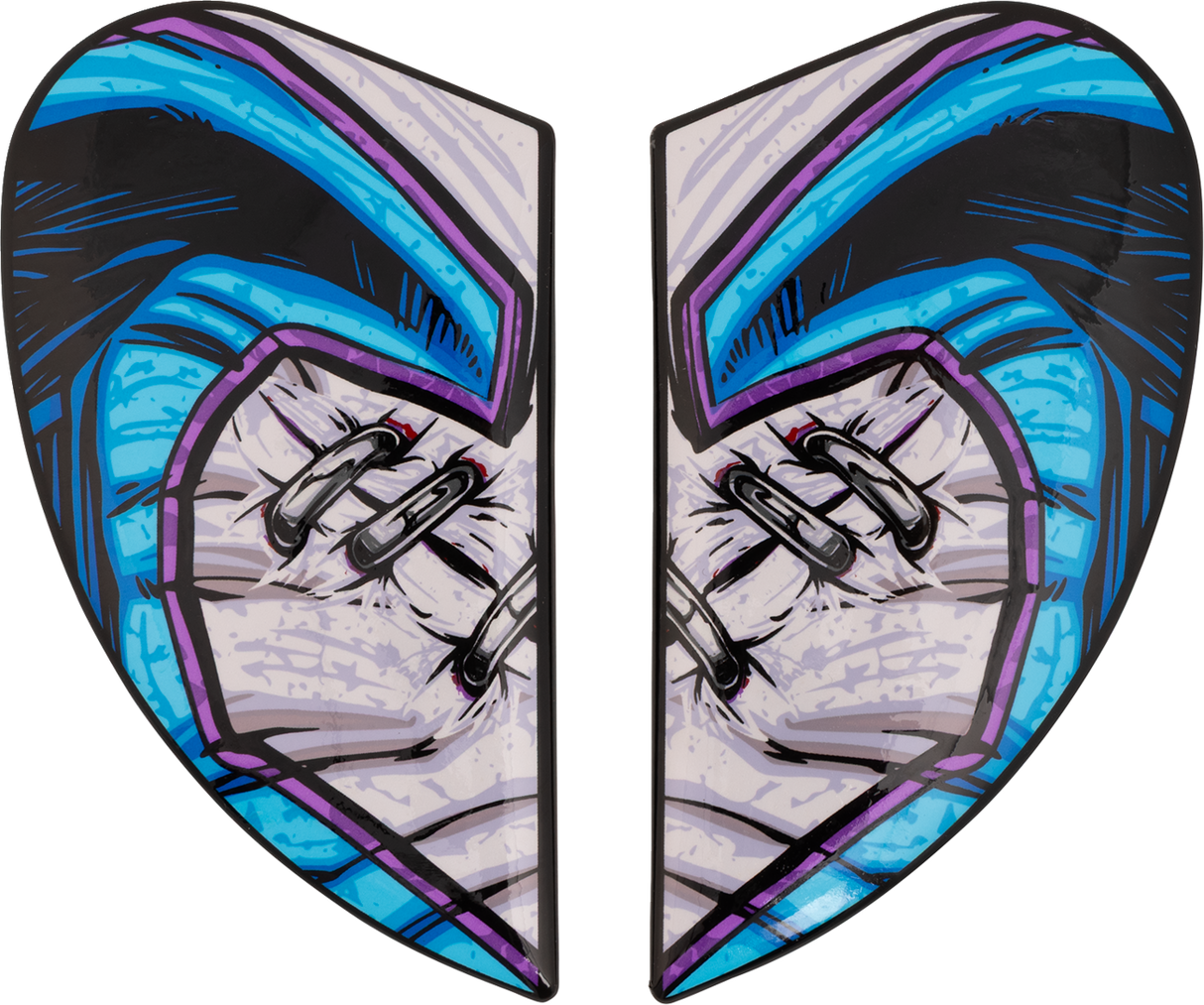 Airframe Pro™ Helmet Side Plates — Krazy Klown 2