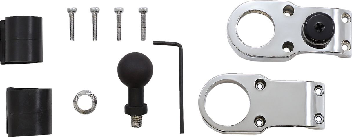Dual USB Port Charger with 1" Ball Mount