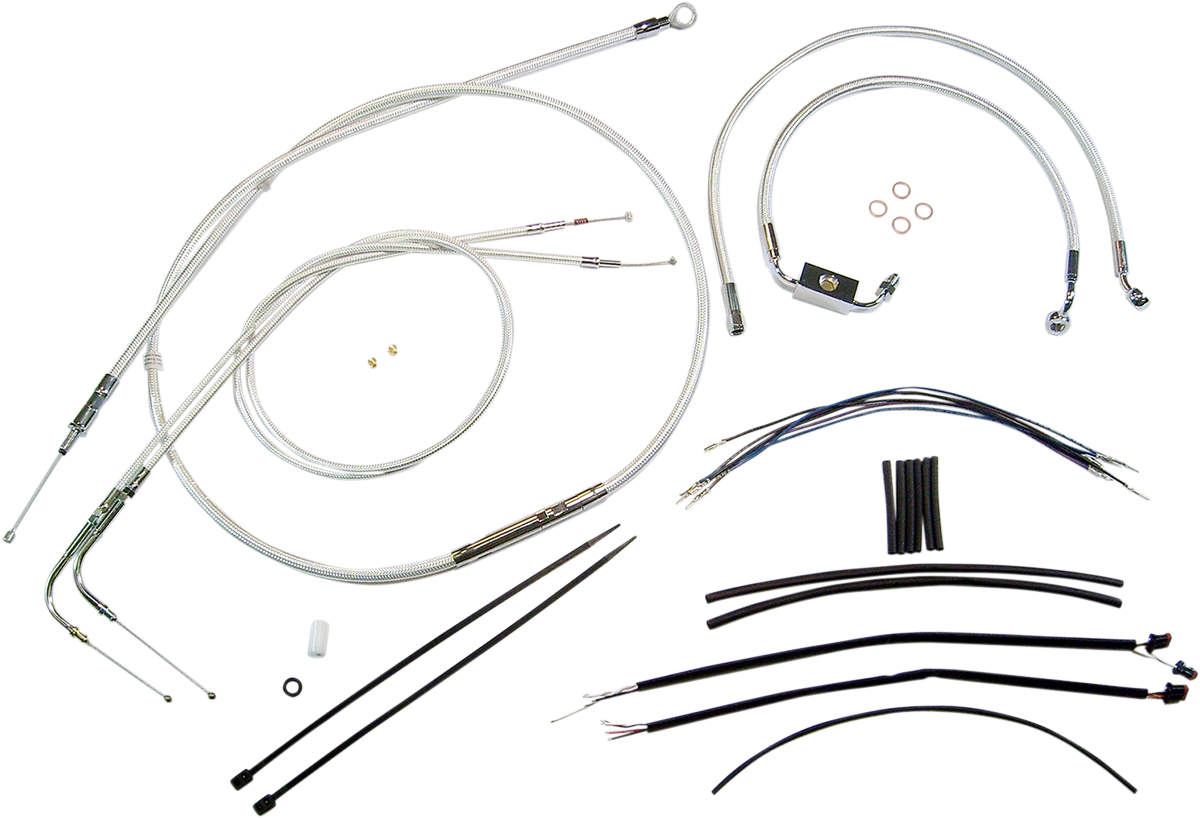 Sterling Chromite II® Designer Handlebar Installation Kit - 12"-14" - '12-'17 FXDWG