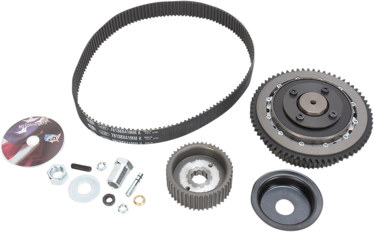 8 mm Belt Drive with Quiet Clutch System