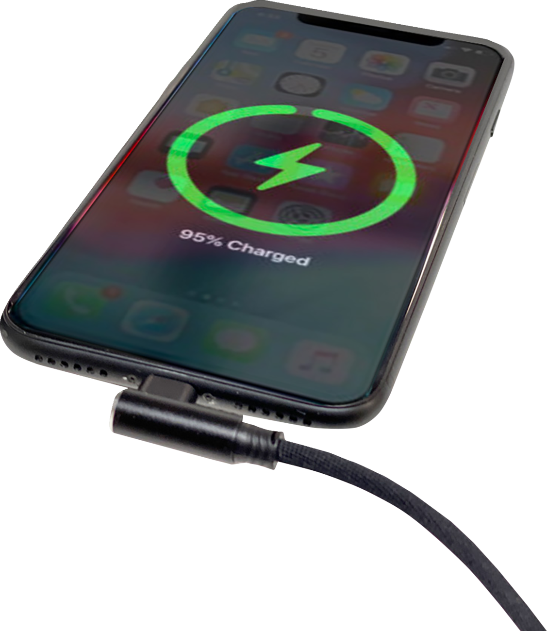 90° USB to 90° Lightning Cable