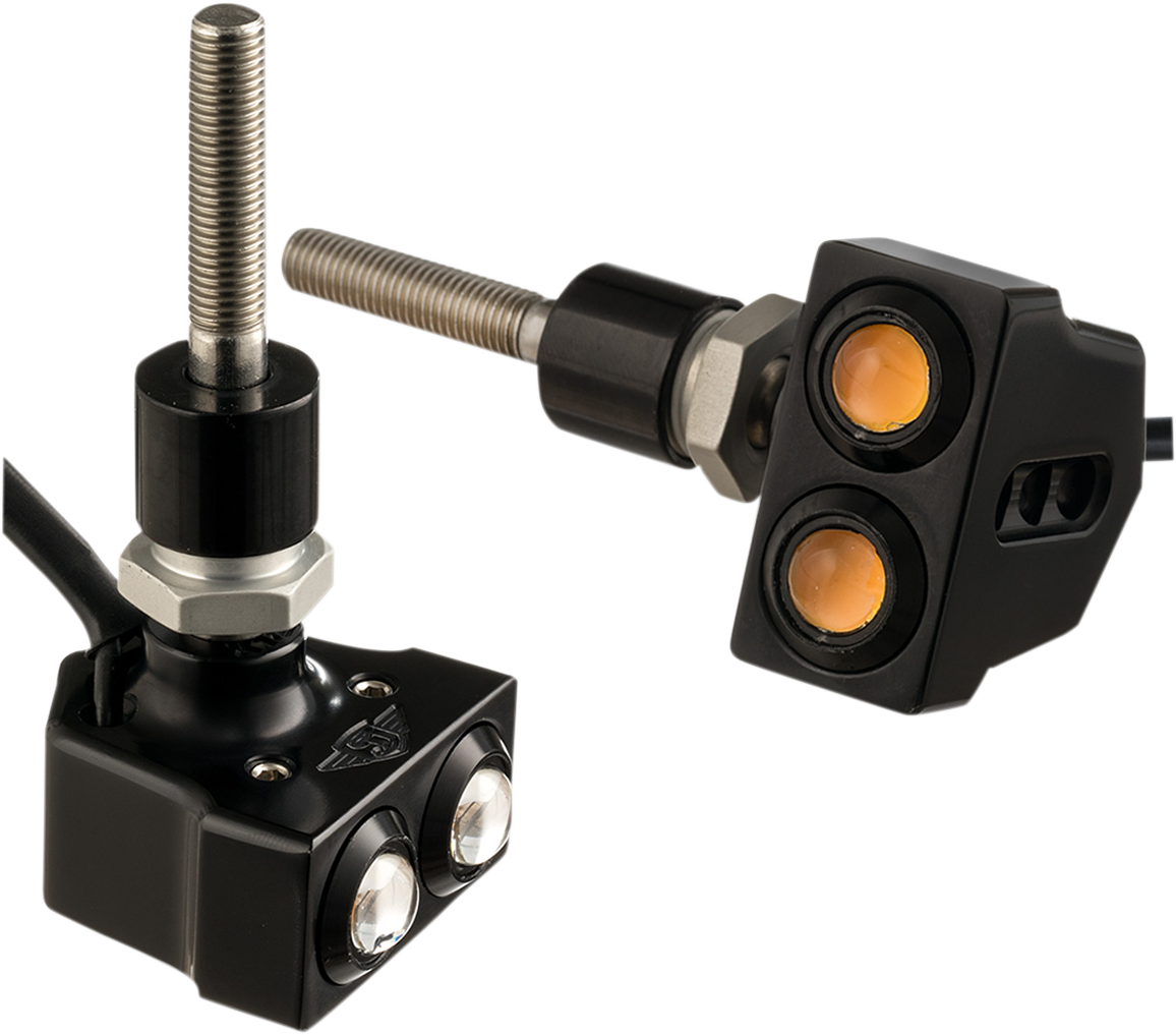 Rat Eye LED Mirror Mount Turn Signals β Dual