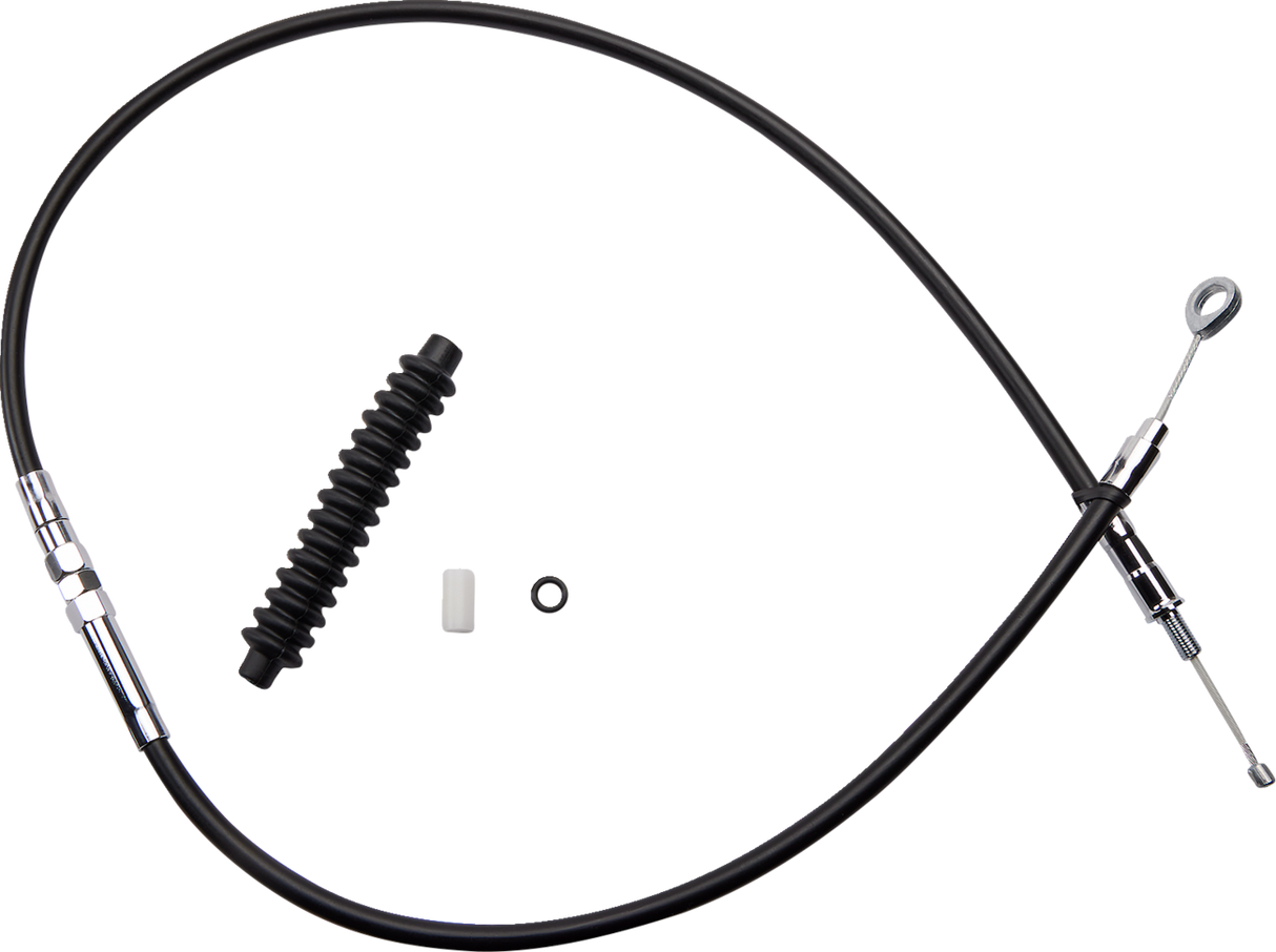 High-Efficiency Black Vinyl Clutch Cable