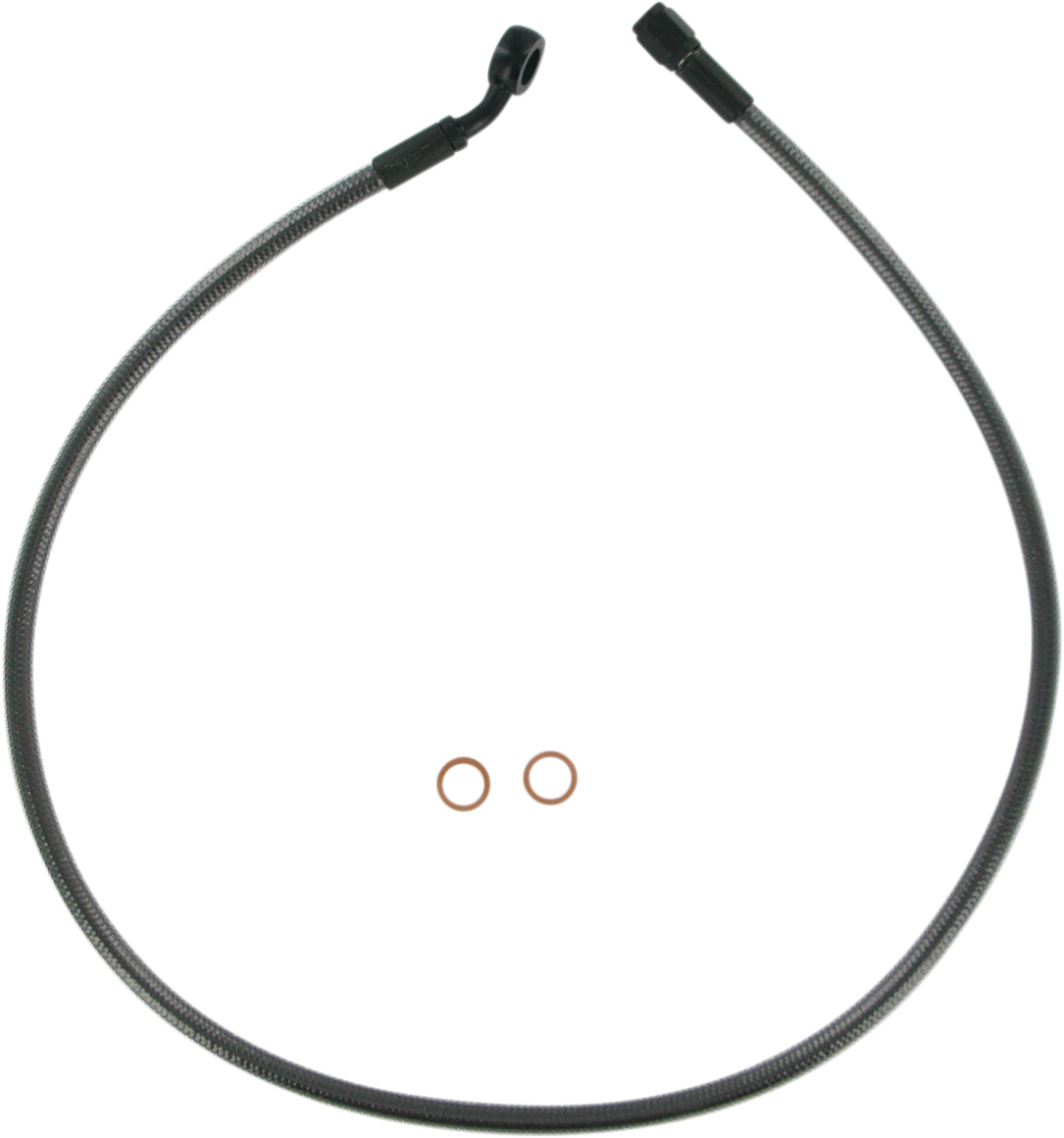 Brake Line - 10 mm-35° - 29" - Black Pearl