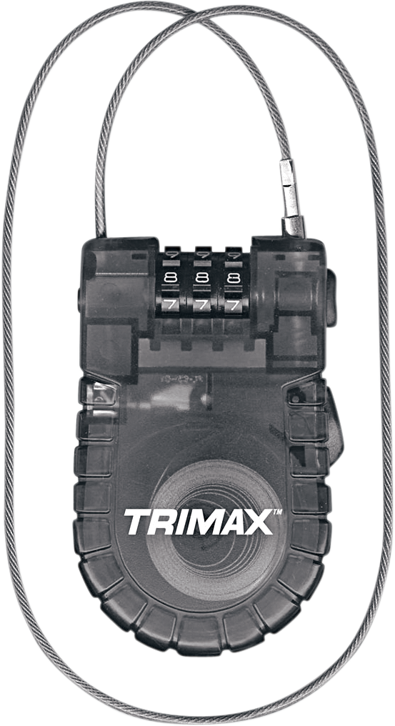 Retractable Cable Combination Lock